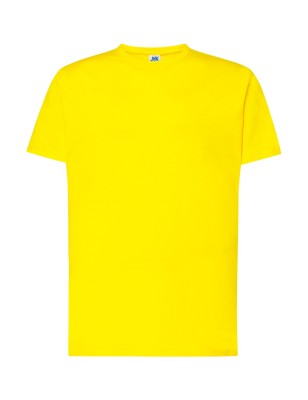 T-shirt męski 100% bawełna żółty 190 g/m2