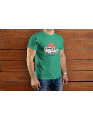 T-shirt męski 100% bawełna zielony 190 g/m2 z twoim nadrukiem