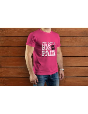 T-shirt męski 100% bawełna amarant 190 g/m2 z twoim nadrukiem