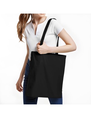 Bawełniana torba czarna z nadrukiem ZOŁZA idealny prezent W4