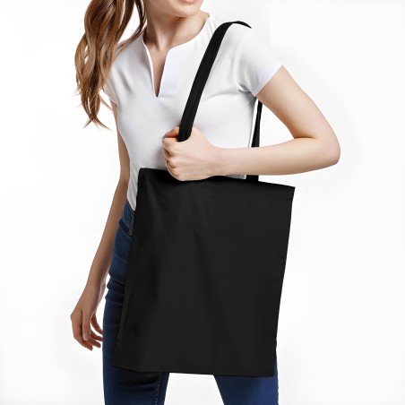 Bawełniana torba czarna z nadrukiem ZOŁZA idealny prezent W6