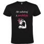 T-shirt koszulka czarna damska z nadrukiem ZOŁZA idealny prezent W4 T-shirt koszulka czarna damska z nadrukiem ZOŁZA idealny prezent W4