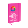NOTATNIK A6 NOTES fuksja eko skóra idealny na prezent z twoim logo