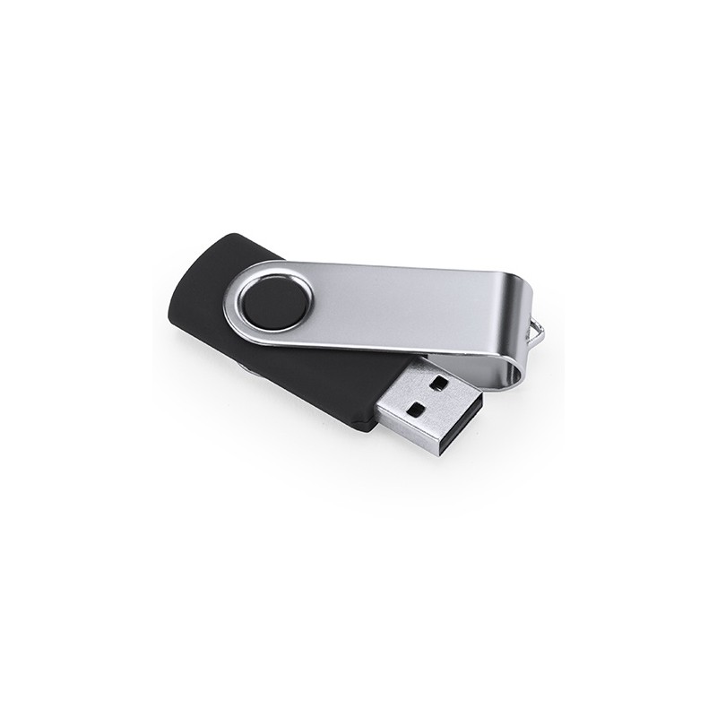 Pendrive 32GB USB 2.0 czarny metalowy klips