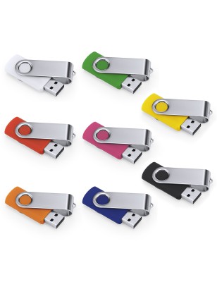 Pendrive 32GB USB 2.0 czarny metalowy klips