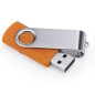 Pendrive 32GB USB 2.0 pomarańczowy metalowy klips