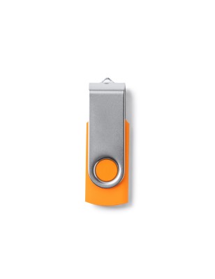 Pendrive 32GB USB 2.0 pomarańczowy metalowy klips