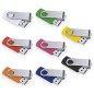 Pendrive 32GB USB 2.0 pomarańczowy metalowy klips