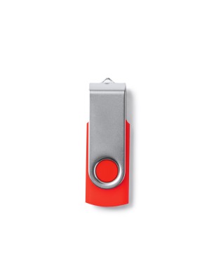 Pendrive 32GB USB 2.0 czerwony metalowy klips