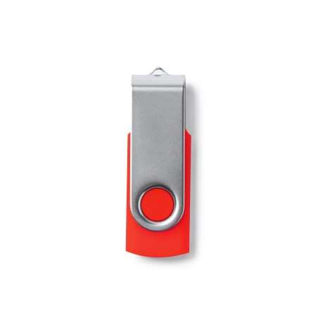 Pendrive 32GB USB 2.0 czerwony metalowy klips