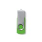 Pendrive 32GB USB 2.0 zielony metalowy klips