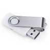 Pendrive 32GB USB 2.0 biały metalowy klips