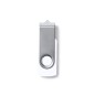 Pendrive 32GB USB 2.0 biały metalowy klips