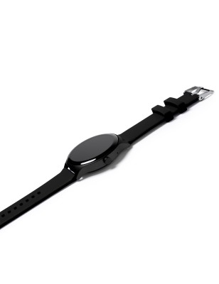 Czarny smartwatch pro wodoodporny wielofunkcyjny