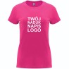 Damska koszulka T-shirt z twoim napisem nadrukiem logo różowa