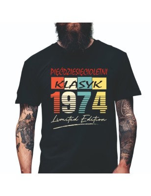 Koszulka Męska Prezent na 40 50 60 urodziny dla faceta T-shirt dla niego W1