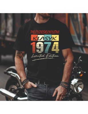 Koszulka Męska Prezent na 40 50 60 urodziny dla faceta T-shirt dla niego W1