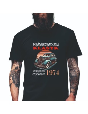 Koszulka Męska Prezent na 40 50 60 urodziny dla faceta T-shirt dla niego W2