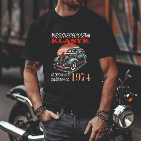 Koszulka Męska Prezent na 40 50 60 urodziny dla faceta T-shirt dla niego W2