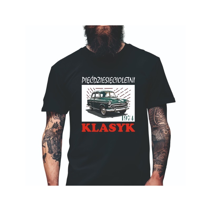 Koszulka Męska Prezent na 40 50 60 urodziny dla faceta T-shirt dla niego W3