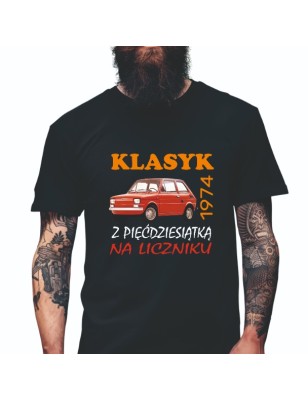 Koszulka Męska Prezent na 40 50 60 urodziny dla faceta T-shirt dla niego W4