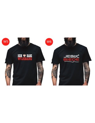 Koszulka Męska Młodzieżowa T-Shirt ZAROBIONY JESTEM Bawełna