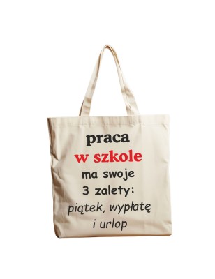 Torba bawełniana Pomysł na Prezent z Okazji Dnia Nauczyciela W11