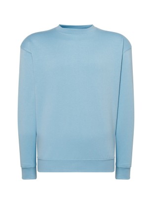 Męska bluza dresowa klasyczna wygodna jasnoniebieska