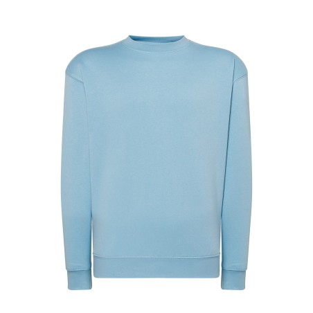 Męska bluza dresowa klasyczna wygodna jasnoniebieska