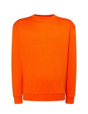 Męska bluza dresowa klasyczna wygodna pomarańczowa