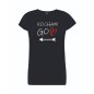 T-shirt damski granatowy kocham go roz. S