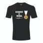 T-shirt męski czarny dziadek na medal roz. S