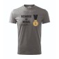 T-shirt męski szary dziadek na medal roz. S