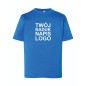 Dziecięca koszulka T-shirt z twoim napisem nadrukiem logo chabrowa
