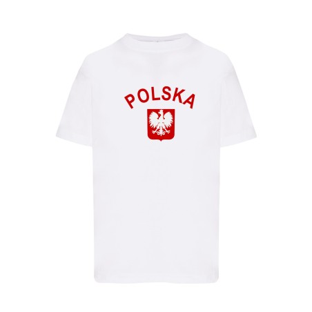 Dziecięca koszulka kibica reprezentacji nr i nazwisko biała W3