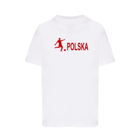 Dziecięca koszulka kibica reprezentacji nr i nazwisko biała W4