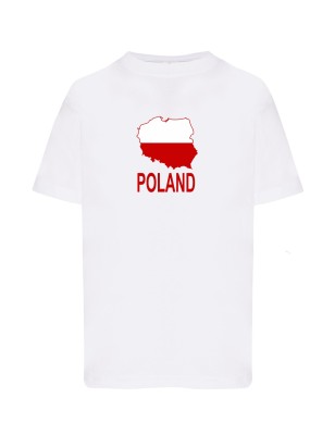 Dziecięca koszulka kibica reprezentacji nr i nazwisko biała W6