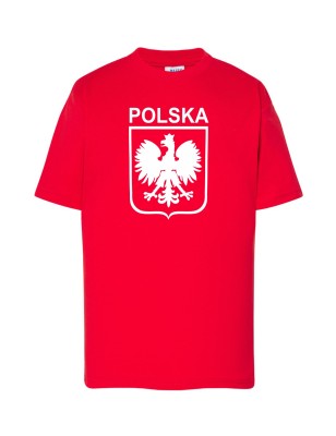 Dziecięca koszulka kibica reprezentacji nr i nazwisko czerwona W2