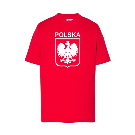 Dziecięca koszulka kibica reprezentacji nr i nazwisko czerwona W2