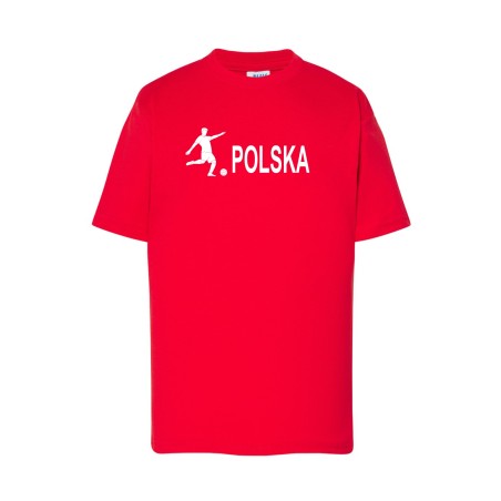 Dziecięca koszulka kibica reprezentacji nr i nazwisko czerwona W4