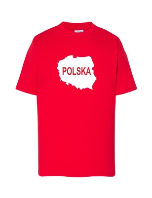 Dziecięca koszulka kibica reprezentacji nr i nazwisko czerwona W5