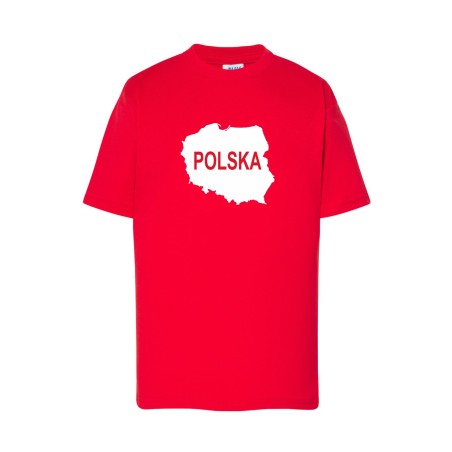 Dziecięca koszulka kibica reprezentacji nr i nazwisko czerwona W5