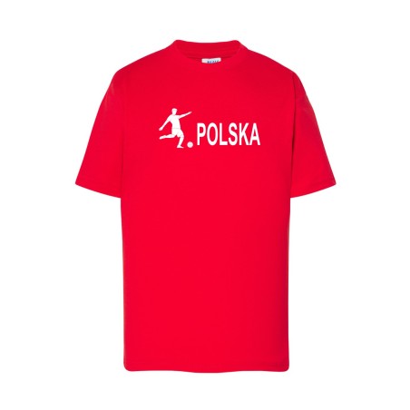 Dziecięca koszulka kibica reprezentacji nr i nazwisko czerwona W7