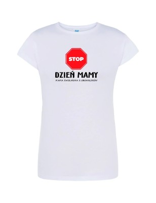 T-shirt damski Mama zwolniona z obowiązków