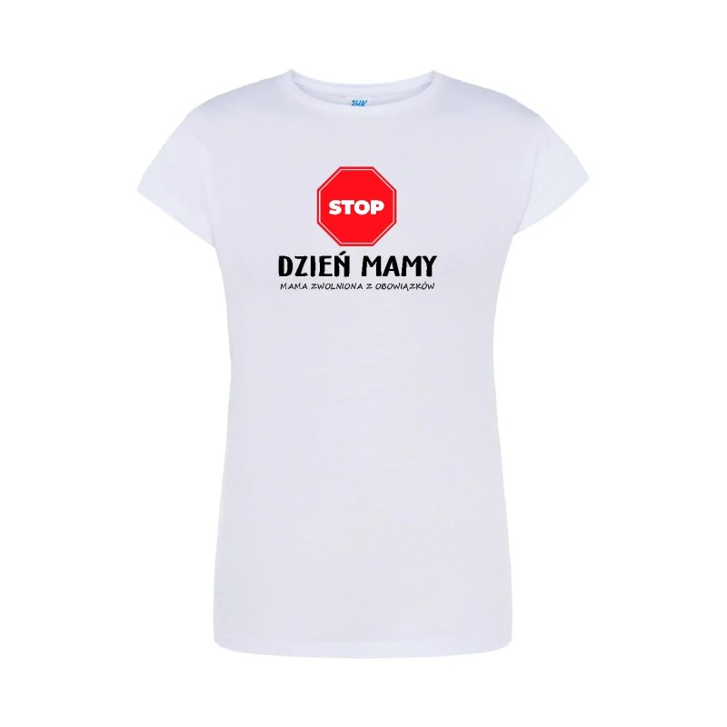 T-shirt damski Mama zwolniona z obowiązków