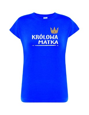 T-shirt damski królowa matka - 10 kolorów do wyboru