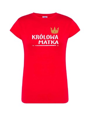 T-shirt damski królowa matka - 10 kolorów do wyboru