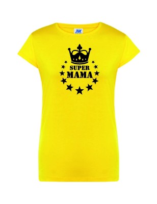 T-shirt damski super mama - 10 kolorów do wyboru