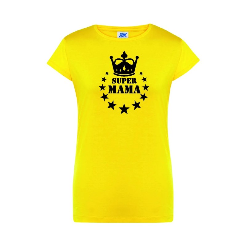 T-shirt damski super mama - 10 kolorów do wyboru