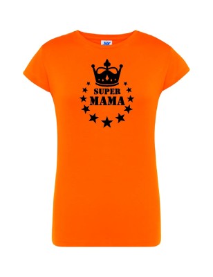 T-shirt damski super mama - 10 kolorów do wyboru